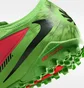 Бутсы унисекс Nike Reactx Phantom 6 Low Pro Tf Eh Green/Red IH1788-603