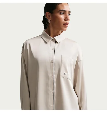 Рубашка женская Nike Sportswear Oversized Beige IM0575-072
