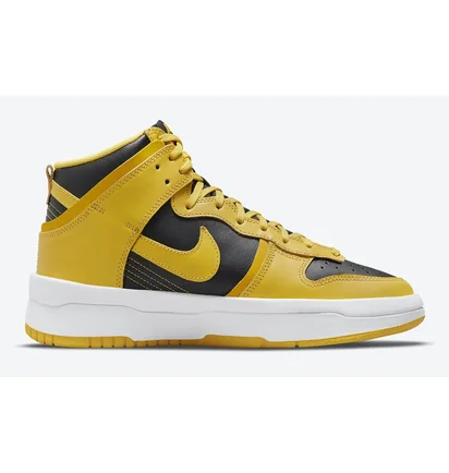 Кроссовки женские Nike Wmns Dunk High Up Yellow/Black Dh3718-001