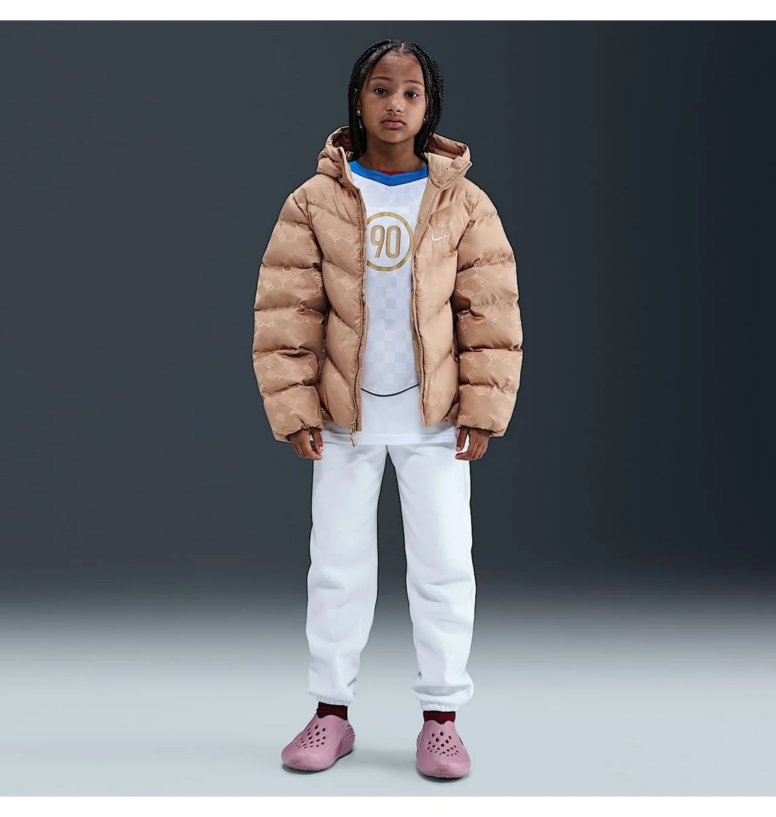 ᐉ Пуховик дитячий Nike K Nsw Tf Adp Puffer Gx Beige HQ9374-200