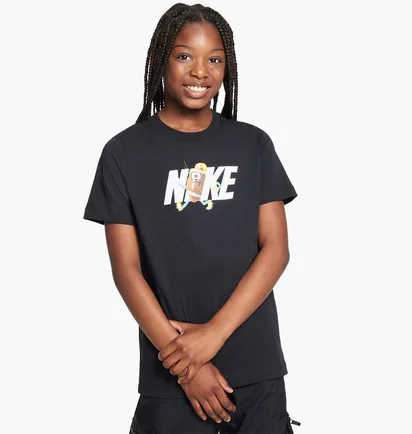 Футболка детская Nike K Nsw Tee Football Ball Fa23 Black FD3971-010