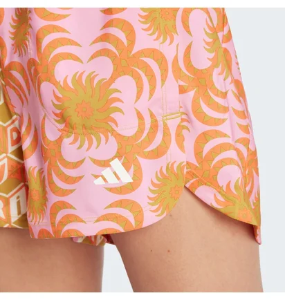Шорты женские Adidas X Farm Rio Pacer Shorts Orange IN3749
