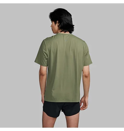 Футболка мужская Saucony Endorphin Short Sleeve Olive SAM800394-OV