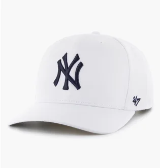Кепка унисекс 47 Brand Dp New York Yankees White B-CLZOE17WBP-WHB