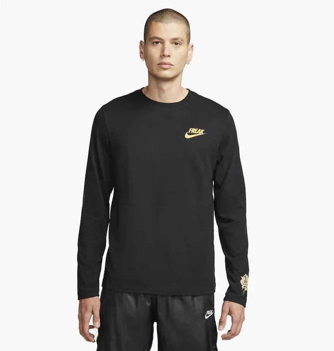 Лонгслив мужской Nike Mens Basketball Long-Sleeve T-Shirt Black Dn2938-010