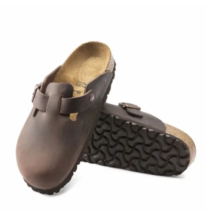 Тапочки женские BIRKENSTOCK Boston Bs Brown 860133