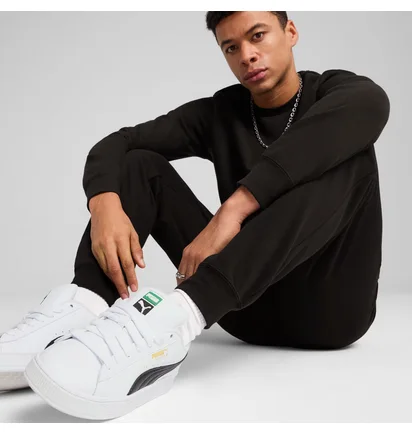 Спортивный костюм мужской Puma Essential Fleece Black 682586-01__682606-01