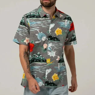 Сорочка чоловіча RipNDip Islanders Button Up Multi RNDSUM25103
