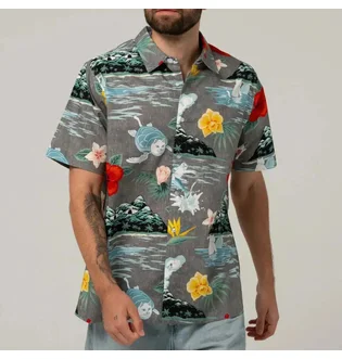 Рубашка мужская RipNDip Islanders Button Up Multi RNDSUM25103