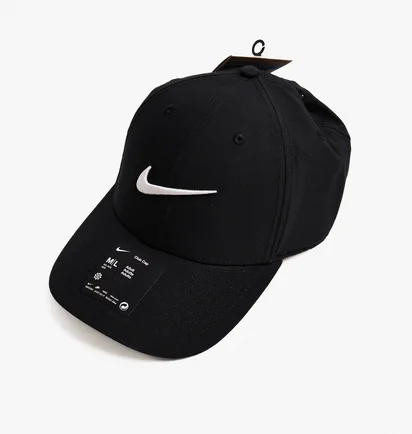 Кепка унисекс Nike Dri-Fit Club Cap Structured Swoosh Hat Black FB5625-010