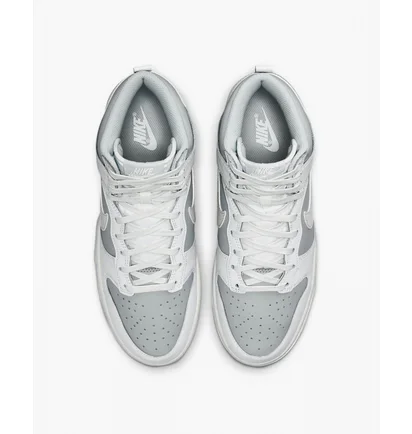 Кроссовки мужские Nike Dunk High Retro White/Grey Dj6189-100