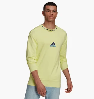 Свитшот мужской Adidas Juventus 21/22 Icon Crew Sweatshirt Yellow GR2899