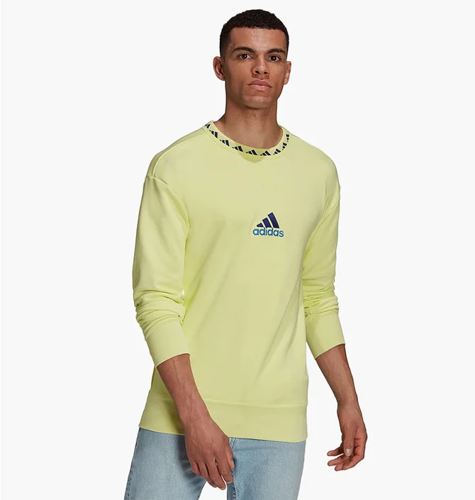 Світшот чоловічий Adidas Juventus 21/22 Icon Crew Sweatshirt Yellow GR2899