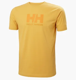 Футболка мужская Helly Hansen Logo T-Shirt Yellow 33979-364