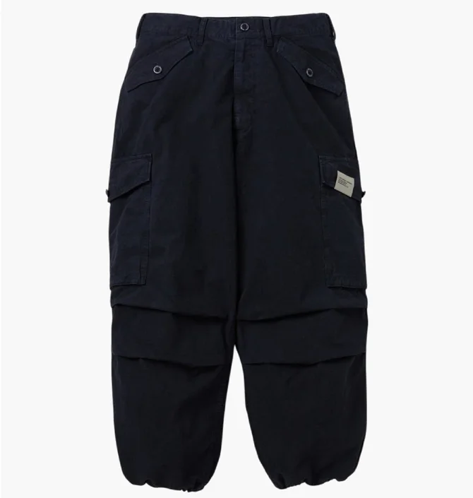 Штаны мужские Neighborhood Wide Cargo Black 242SPNH-PTM01