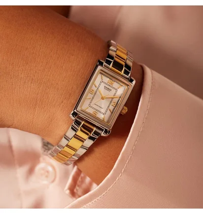 Часы женские Casio Timeless Two-Tone Wo LTP-1234PSG-7A