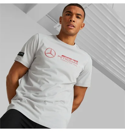 Футболка чоловіча Puma Mercedes-Amg Petronas Motorsport Logo Tee White 538482-02