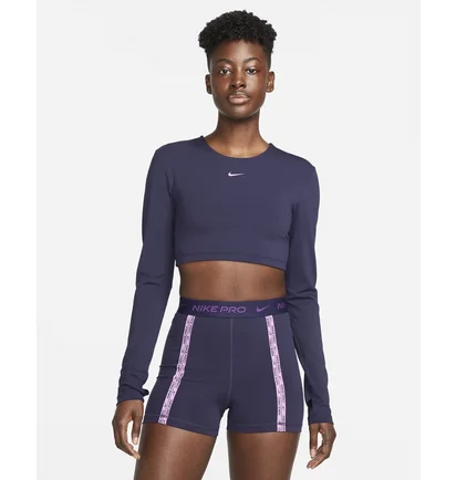 Лонгслив женский Nike Pro Dri-Fit Blue FB5233-555
