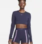 Лонгслив женский Nike Pro Dri-Fit Blue FB5233-555