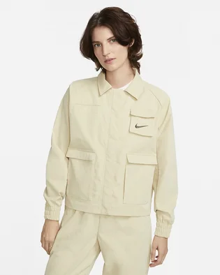Куртка жіноча Nike Sportswear Swoosh Beige Fd1130-783