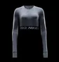 Топ женский Nike Pro Dri-Fit Cropped Long-Sleeve Top Grey FV5484-084