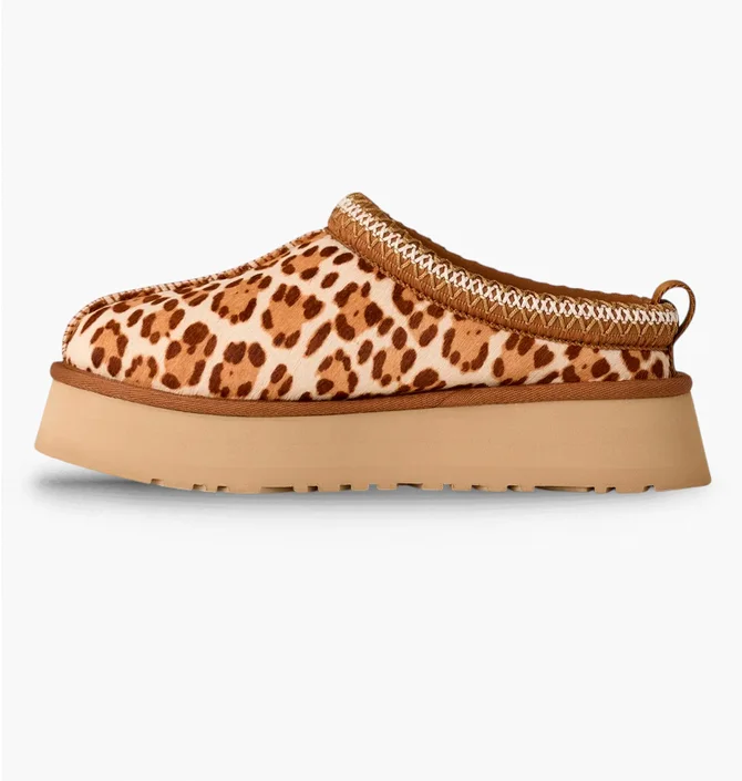 Угги женские UGG Tazz Plains Beige/Brown 1177890-FDJ