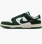 Кроссовки женские Nike Dunk Low White/Green IB4417-100