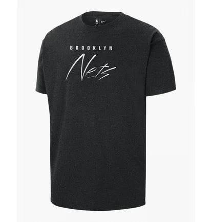 Футболка чоловіча Nike Brooklyn Nets Courtside Black Dx9958-032