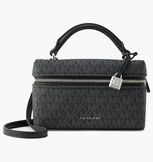 Сумка жіноча Michael Kors Jana Extra-Small Signature Logo Convertible Crossbody Bag Black 32F5SQ1C0V-001-BLACK-134432