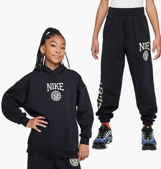Спортивний костюм дитячий Nike Sportswear Club Fleece Black HJ3371-010__HJ3374-010