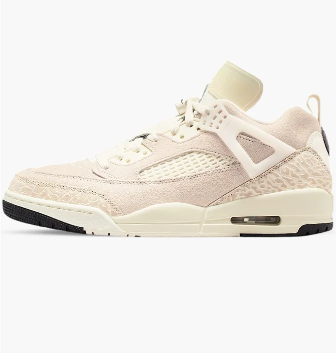 Кроссовки мужские Air Jordan Spizike Low Sail Suede Beige IQ0303-133