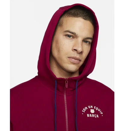 Толстовка мужская Nike Fc Barcelona Red FD4145-620