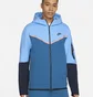Толстовка чоловіча Nike Sportswear Tech Fleece MenS Full-Zip Hoodie Light Blue CU4489-412