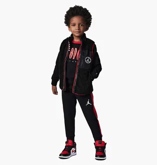 Спортивний костюм дитячий Air Jordan Mj Mvp Statement Fleece Black/Bordo 85B725-023