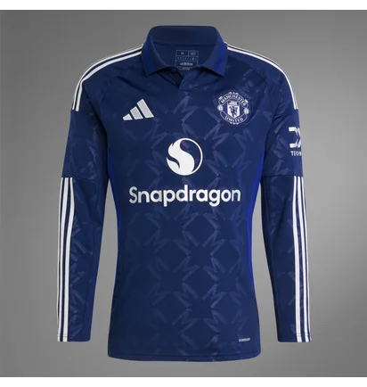 Кофта чоловіча Adidas Manchester United 24/25 Long Sleeve Away Jersey Blue IT1984