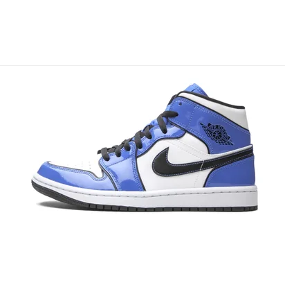 Кроссовки мужские Air Jordan 1 Mid Se White/Blue DD6834-402