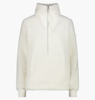 Кофта женская CMP Sweat Teddy Polar Fleece White 32P3806-00XU