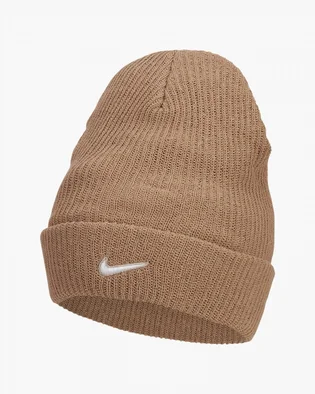 Шапка унисекс Nike U Nsw Beanie Utility Swoosh Brown Dv3342-200