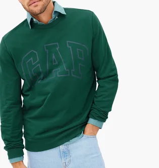 Свитшот мужской Gap Logo Sweatshirt Green 457230011
