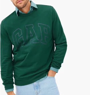 Свитшот мужской Gap Logo Sweatshirt Green 457230011