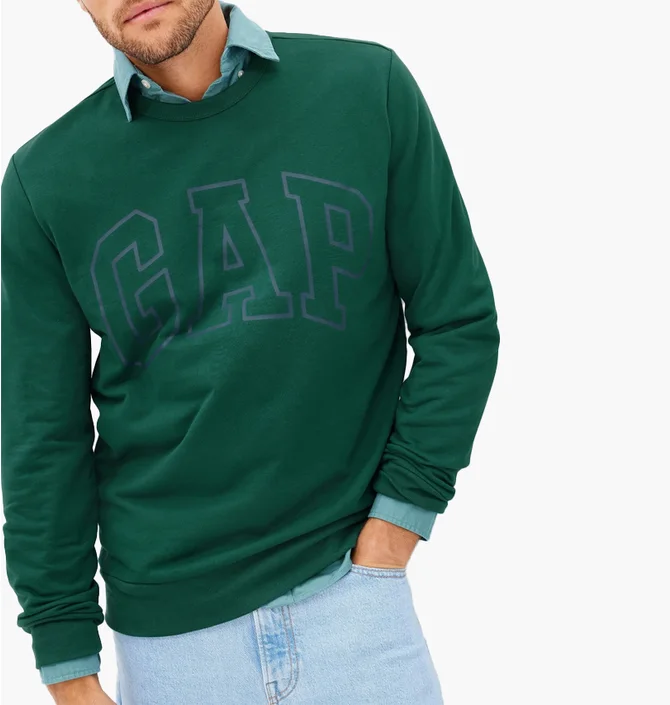 Світшот чоловічий Gap Logo Sweatshirt Green 457230011