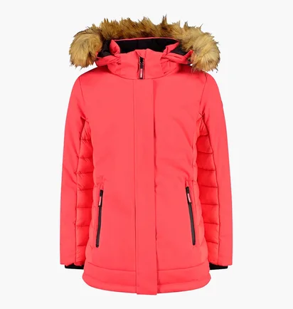 Куртка дитяча CMP Jacket Snaps Hood Twill Pink 34K3385-B812
