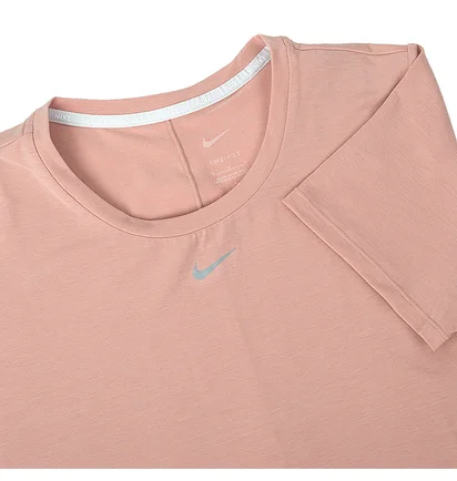 Футболка жіноча Nike W Nk One Luxe Df Ss Std Top Peach Dd0618-609