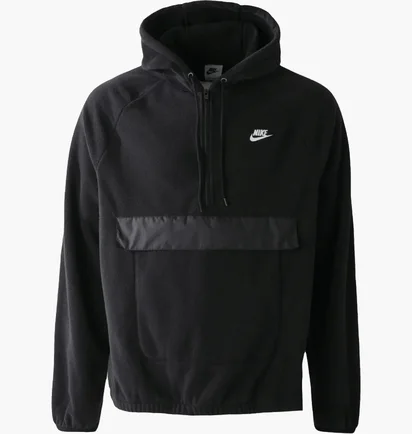Толстовка чоловіча Nike Nk Club Winter Top Black HV1439-010