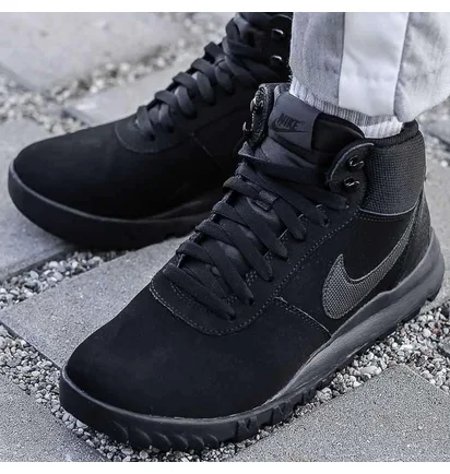 Ботинки мужские Nike Hoodland Suede Black 654888-090