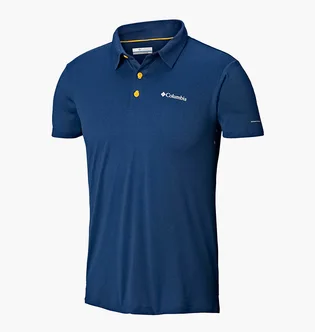 Поло чоловіче Columbia Triple Canyon Tech Polo Blue AO1287-470