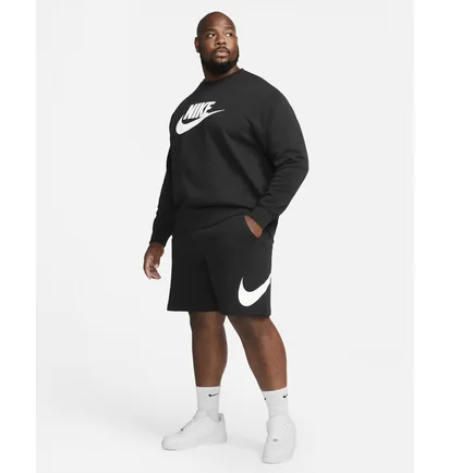 Свитшот мужской Nike Sportswear Club Fleece Futura Logo Crewneck Sweatshirt Black Dq4912-010
