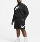Свитшот мужской Nike Sportswear Club Fleece Futura Logo Crewneck Sweatshirt Black Dq4912-010
