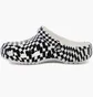 Тапочки унісекс CROCS Classic Warped Checker White/Black 211007-103