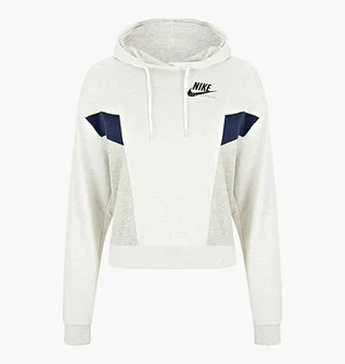 Худи женское Nike Sportswear Heritage Hoodie Fleece White CZ8604-051